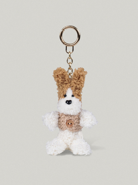 [단독] [FOLNUA X papimyong] Bibi Key Ring - Beige