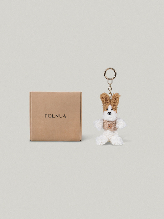 [단독] [FOLNUA X papimyong] Bibi Key Ring - Beige