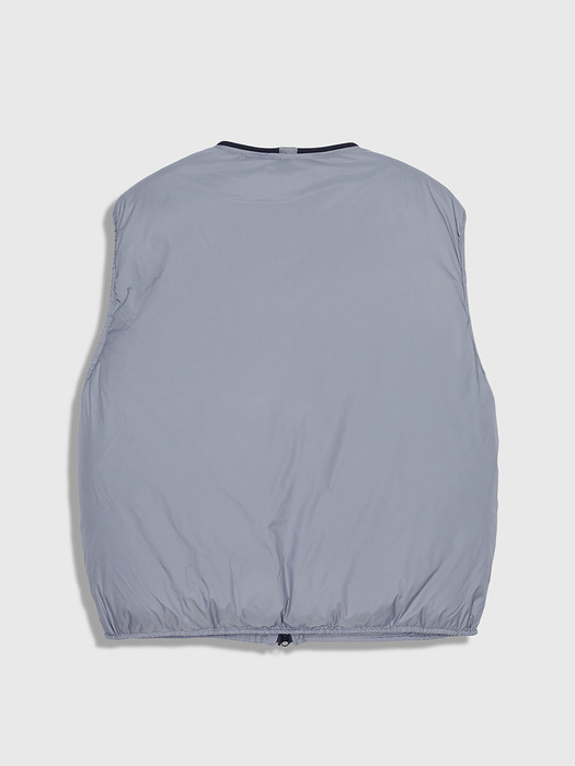 Full Zip Down Vest (GRAY)