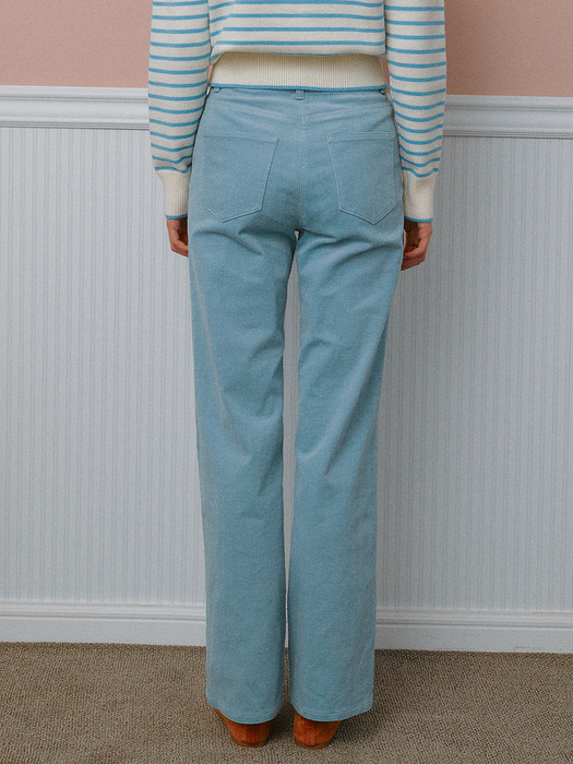 CORDUROY PANTS BLUE