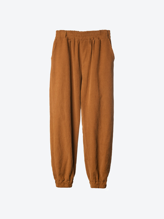 Cotton-Corduroy Track Pants[Brown(UNISEX)]_UTP-FP92