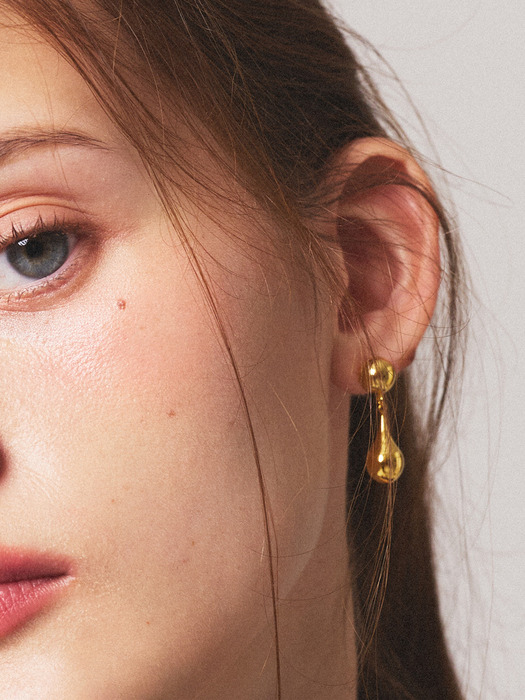 bon earring gold