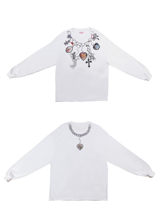 Cat necklace tshirts 