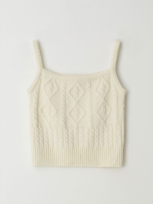 [조현아 착용] Wool Fisher Sleeveless Knit [3COLOR]