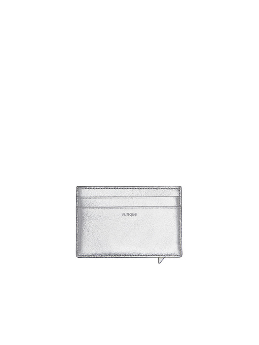 Perfec Zipper Card Holder (퍼펙 지퍼 카드 홀더) Silver