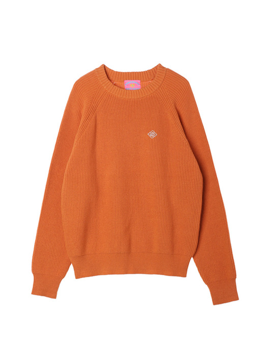 ROUND PULLOVER KNIT [5 COLOR]