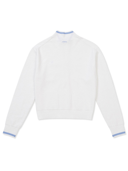 [24SS clove] Boucle Cardigan (White)