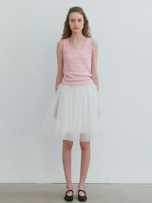 Girls Tutu Skirt in Off White