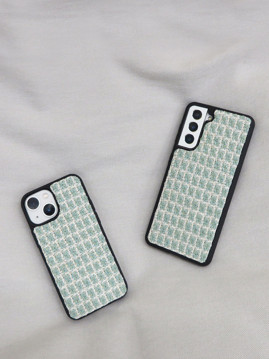 TEXTILE PHONE CASE [EMERALD]