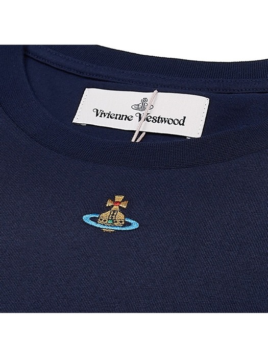 비비안 웨스트우드 여성 ORB 로고 페루 티셔츠 3G010017 J001M K410