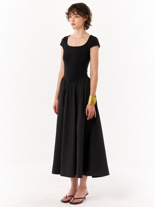Florence midi dress (black)