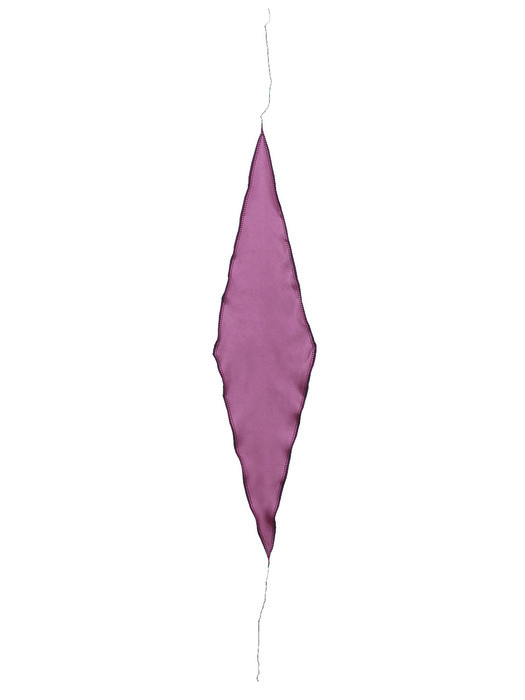 TIE SILK SCARF - PLUM