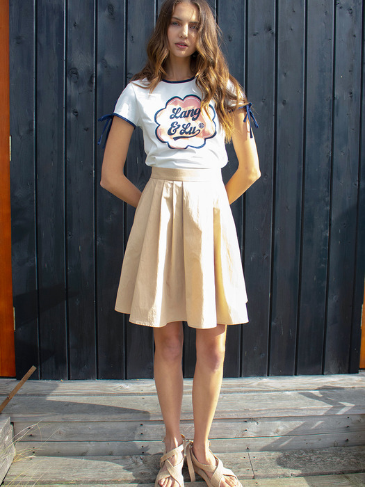 VENNY Tucked Skirt(베니)_BEIGE