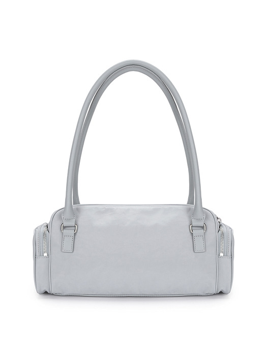 NYLON BOSTON BAG IN GREY