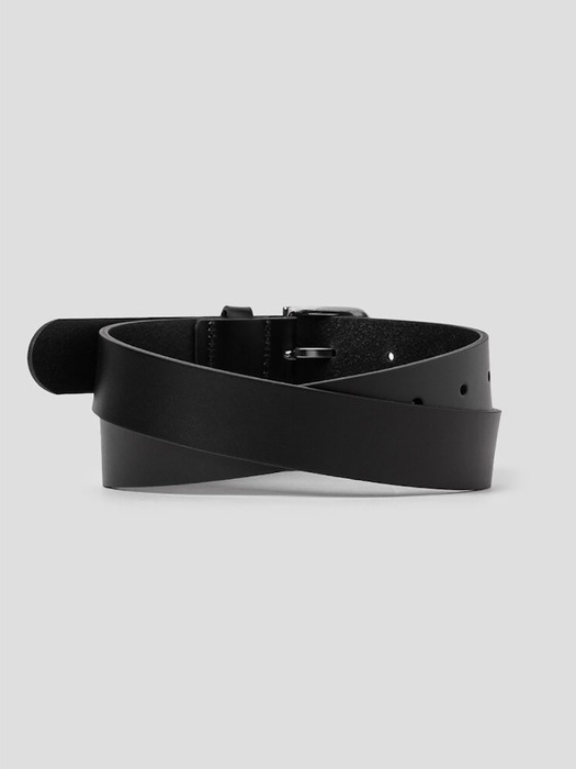 Essential Leather Belt  Black (KE488OM015)