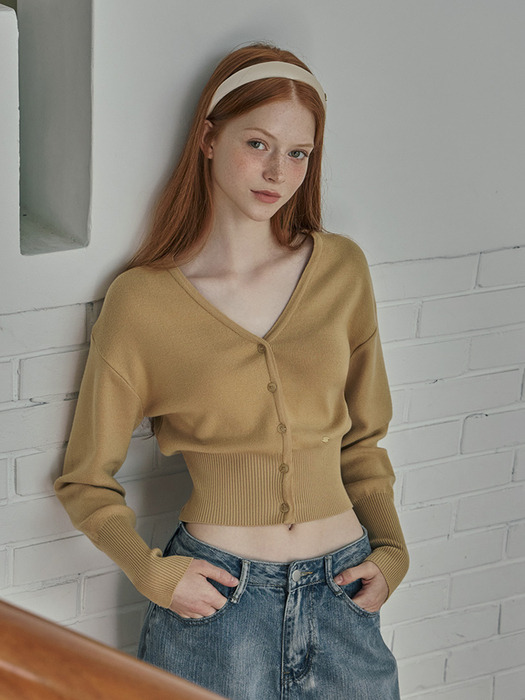 [TWEE] 앤유 러블리 베이직 브이넥 가디건
