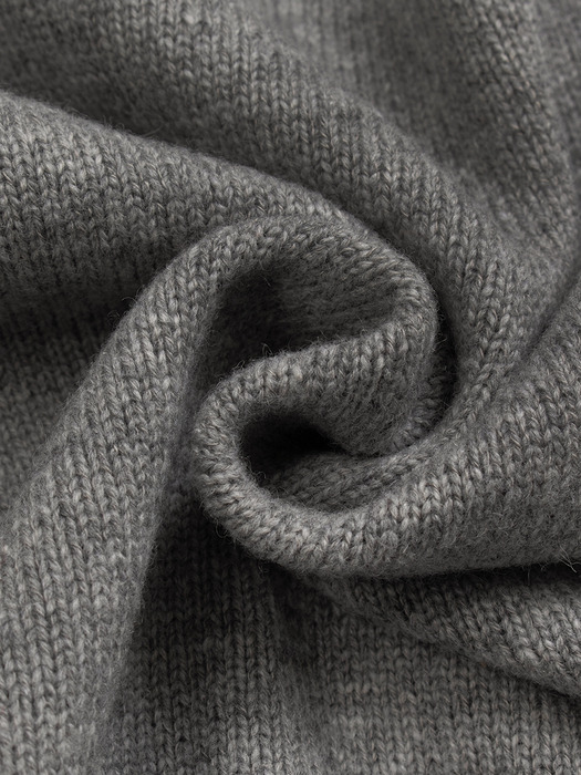 OVERDUE WOOL CARDIGAN_MELANGE GRAY