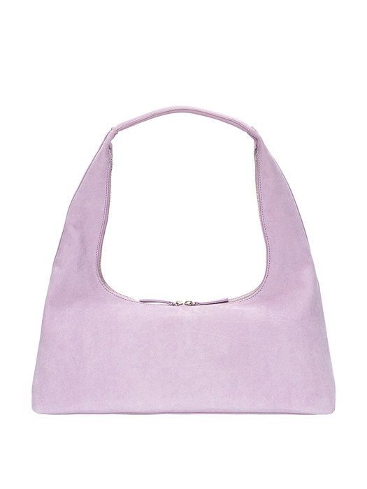 HOBO LARGE_lavender pink suede