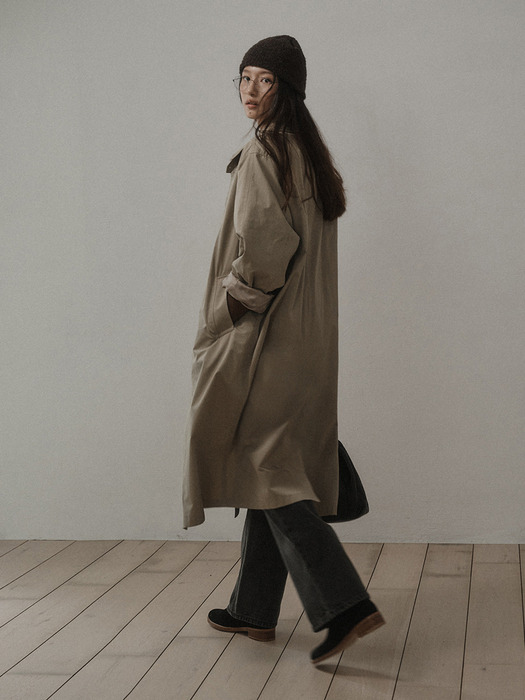 FRESH LONG TRENCH COAT_BEIGE