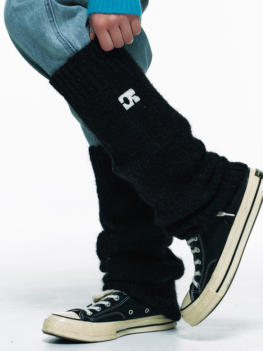 CENTAUR WOOL LEG WARMER_BLACK