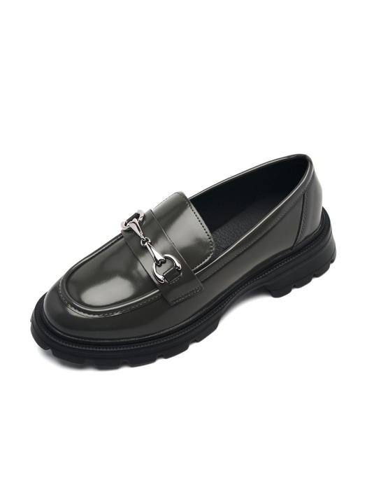 Heart Gancini 클래식 로퍼 4cm -UA9028 (3color)