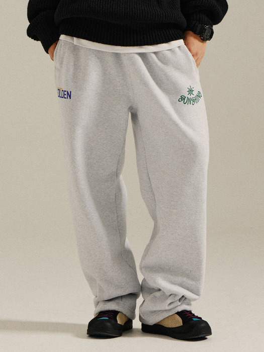 SunShine String Sweatpants WhiteMelange