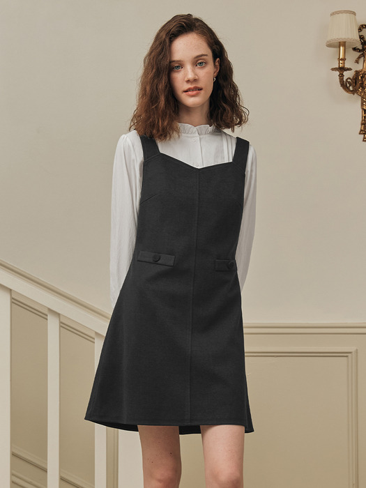 [2컬러] 코코아 미니 원피스