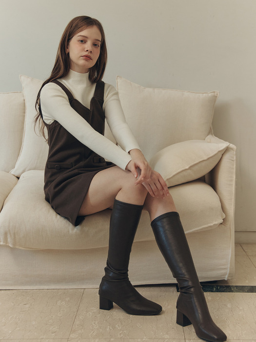 [2컬러] 코코아 미니 원피스