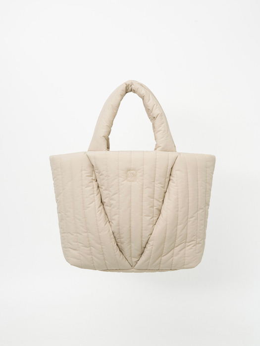 [단독]LYV Tote padded bag (Beige)