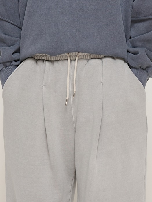 IN PIGMENT NAPPING TRAINING WIDE STRAIGHT PANTS  (GRAY)