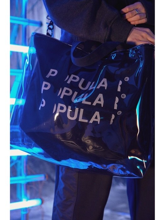 POPULAR PVC DOUBLE SHOPPER BAG