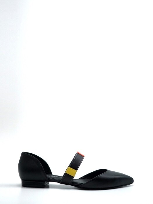 10 FLAT SHOES SLIP-ON IN THREE PRIMARY COLORS AND BLACK LEATHER 