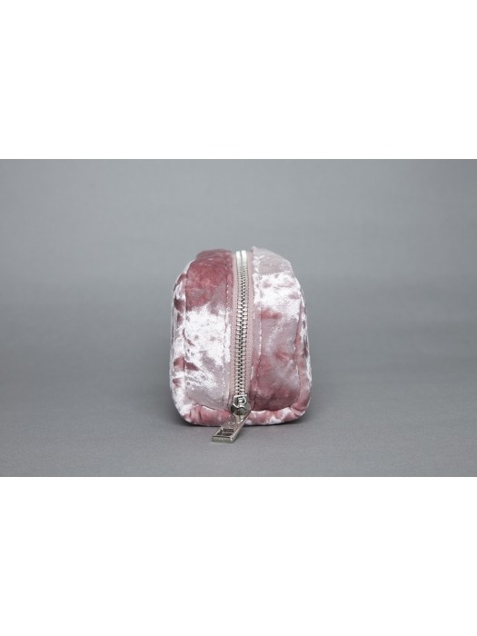pink velvet pouch