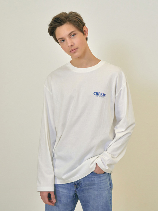 AMOUR LONGSLEEVE TEE (WHITE)