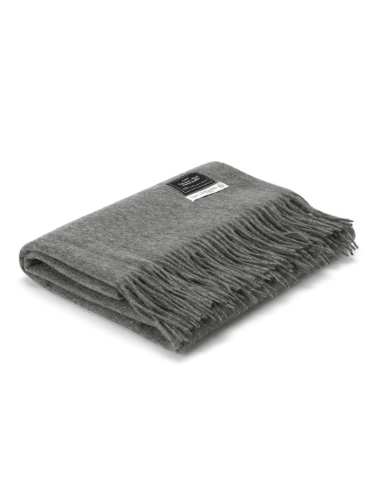 cashmere wool blended muffler (gray)