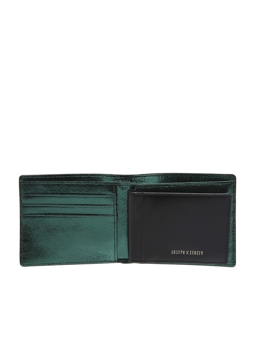 Easypass William Logo Half Wallet Rich Black