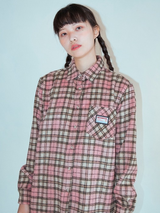 NEONMOON 19W Check Shirt PINK