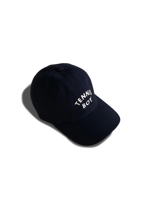 LETTER LOGO BALL CAP NAVY