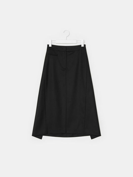 Wrap Midi Skirt - Black (KE0127M045)