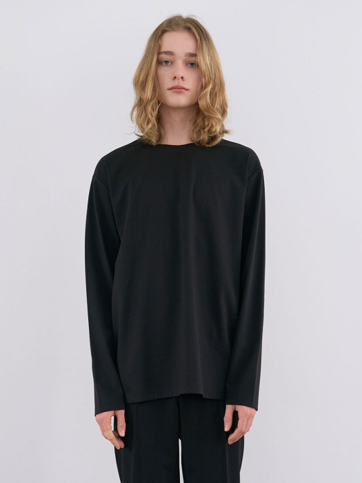 PONTE BASIC T-SHIRT (BLACK) CNTS0EP05BK