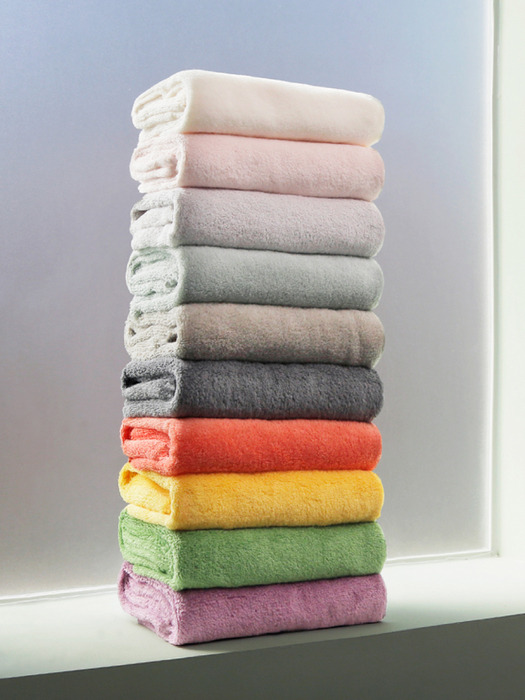 som towel cotton blossom - Light Gray , 50x95cm
