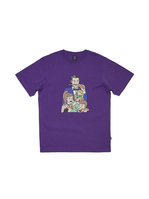 VEGAS FAMILY SS T-SHIRT (PURPLE)