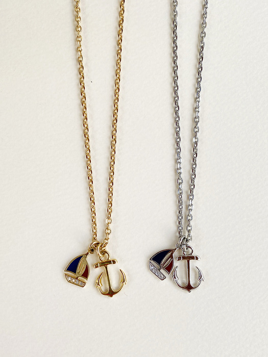 Yacht necklace (2color)