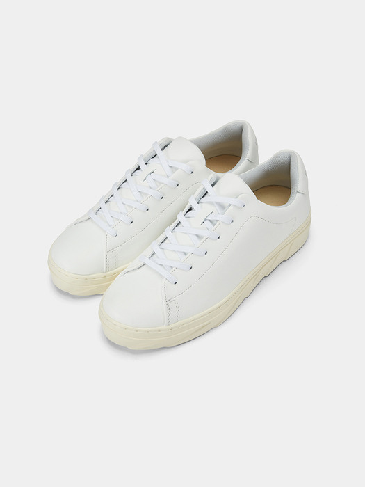 AUSTIN WHITE LEATHER SNEAKERS