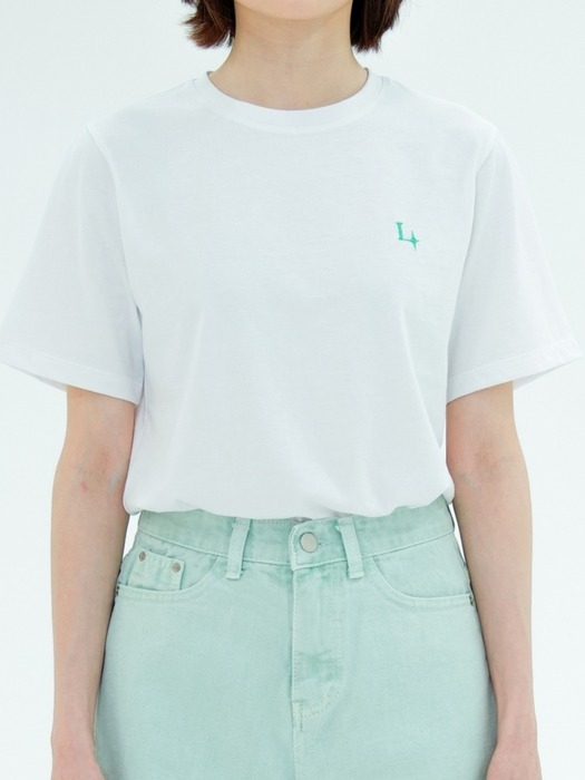 LDL basic logo t-shirt (white)