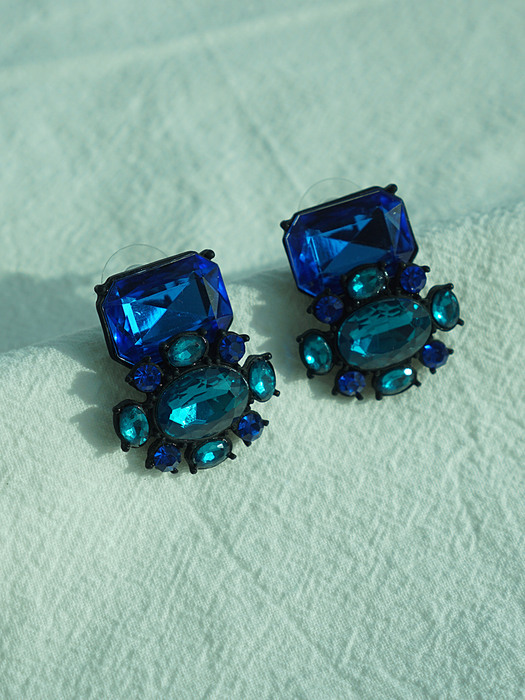 kidney bean earrings (BLUE, YELLOW)