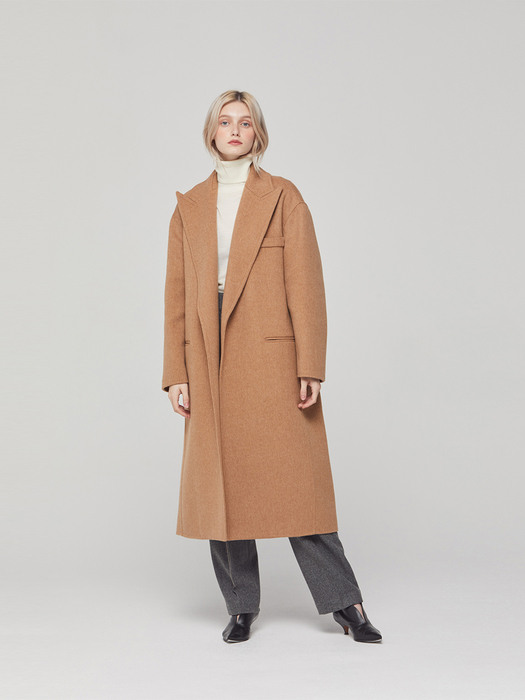 DEMERE HANDMADE TAILORED COAT (BEIGE)