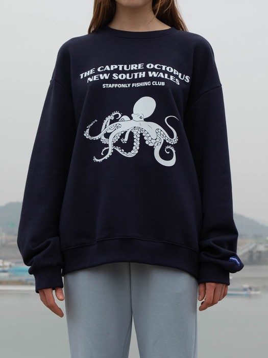 OCTOPUS SWEATSHIRT (NAVY)