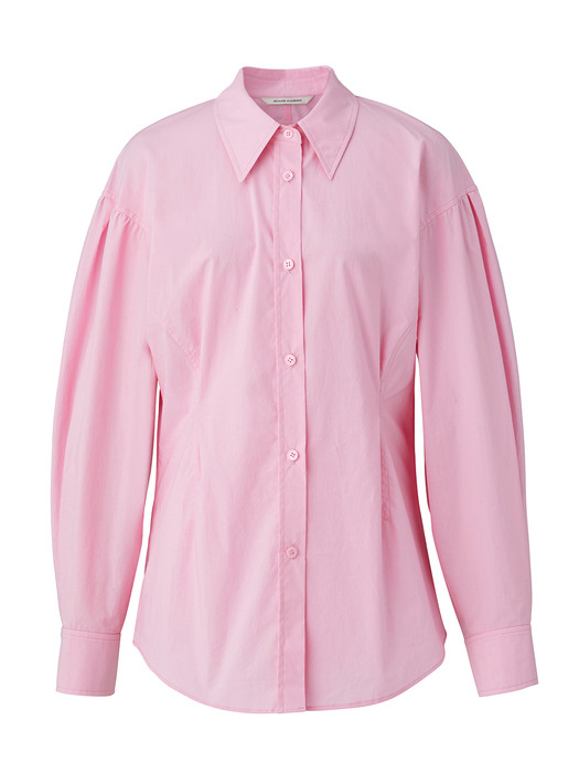 Balloon sleeve shirts - Pink