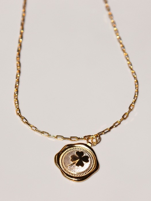 Lucky clover pendant silver Necklace